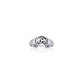 Celtic Silver Spiral Toe Ring TR3721
