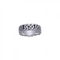 Celtic Knotwork Silver Ring TR373