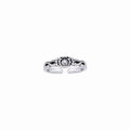 Celtic Thistle Silver Toe Ring TR3730