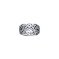 Modern Celtic Knot Silver Ring TR392