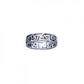 Celtic Knotwork Sterling Silver Ring TR397