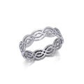 Celtic Knotwork Sterling Silver Ring TR399