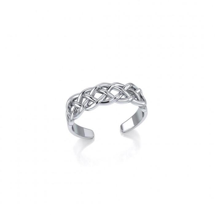Celtic Knotwork Sterling Silver Toe Ring TR605