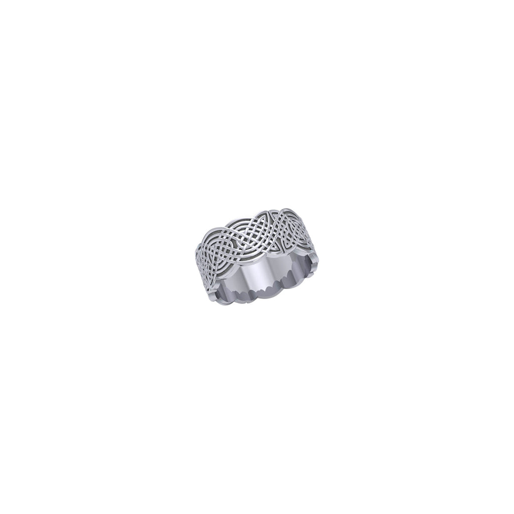 Celtic Knotwork Sterling Silver Ring TR671