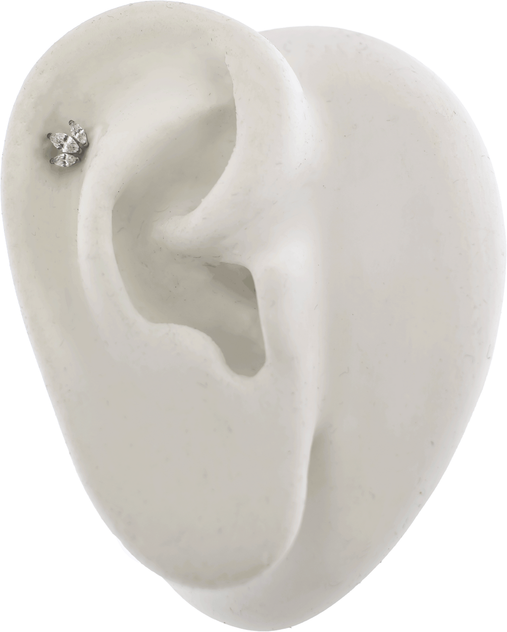 16G/18G Steel Internally Threaded End- Triple Marquise | Body Jewelry | Wiccan Center
