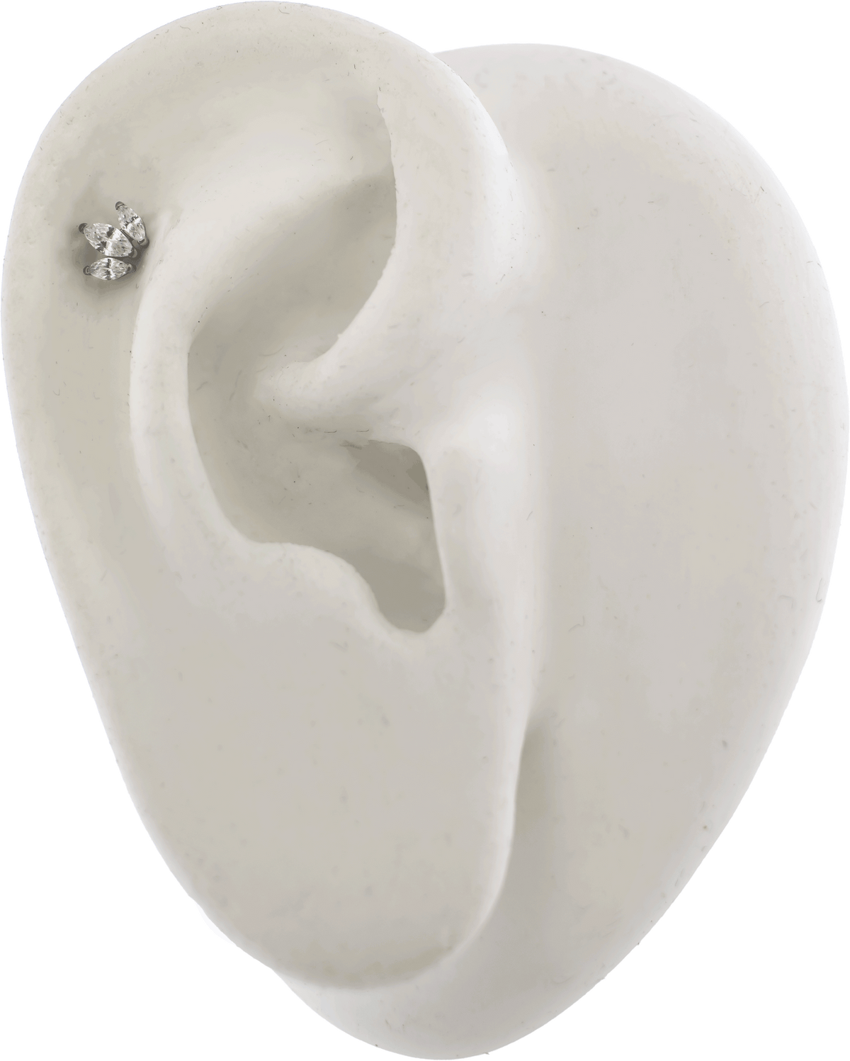 16G/18G Steel Internally Threaded End- Triple Marquise | Body Jewelry | Wiccan Center