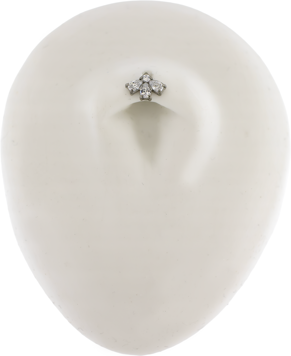 16G/18G Steel Internally Threaded End- Pear & Round Cluster | Body Jewelry | Wiccan Center