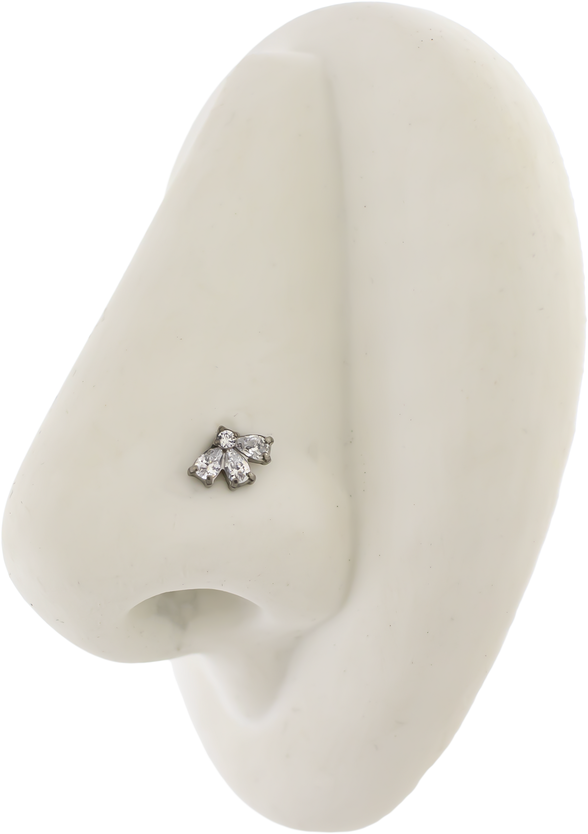 16G/18G Steel Internally Threaded End- Pear & Round Cluster | Body Jewelry | Wiccan Center
