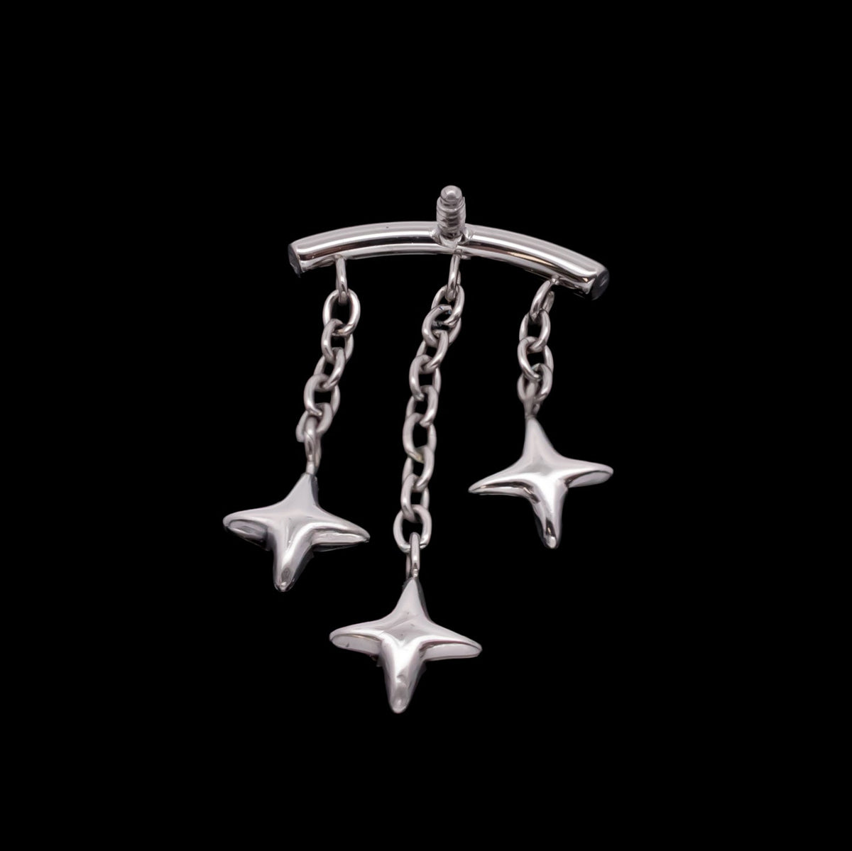 Starla - 16G Internally Threaded Hidden Helix | Body Jewelry | Wiccan Center