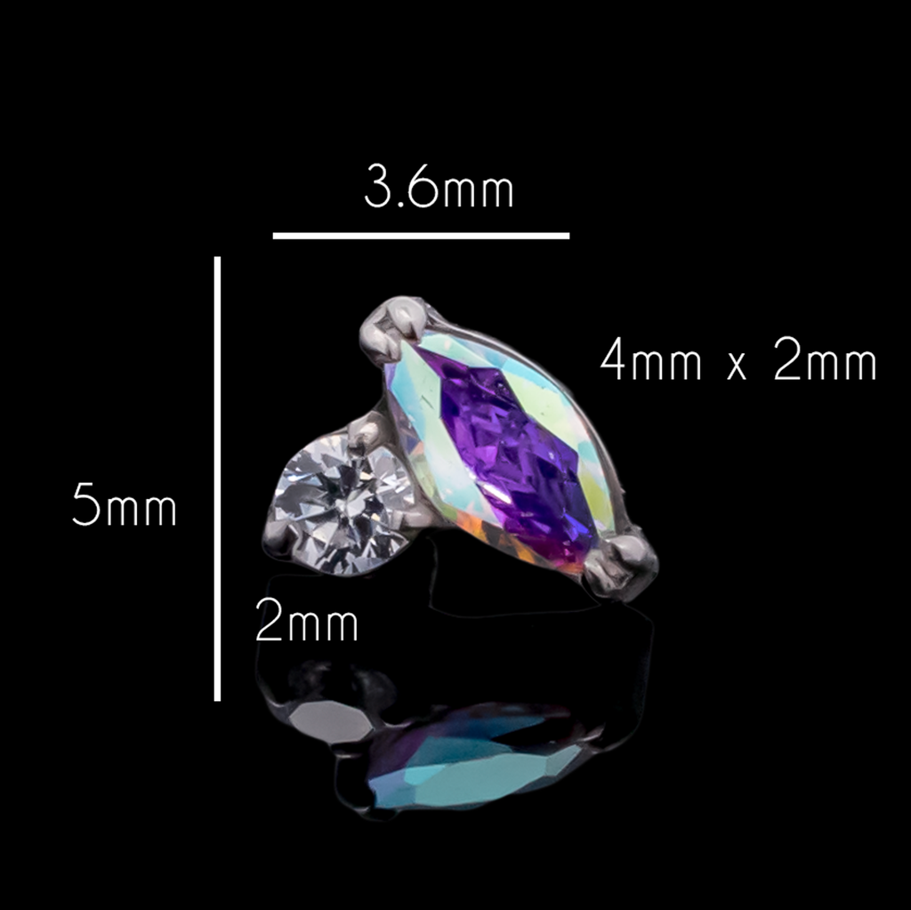 Laurent - 16G Internally Threaded End | Body Jewelry | Wiccan Center