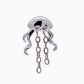 Steel Internally Threaded Jellyfish Chain End - 16G | Body Jewelry | Wiccan Center