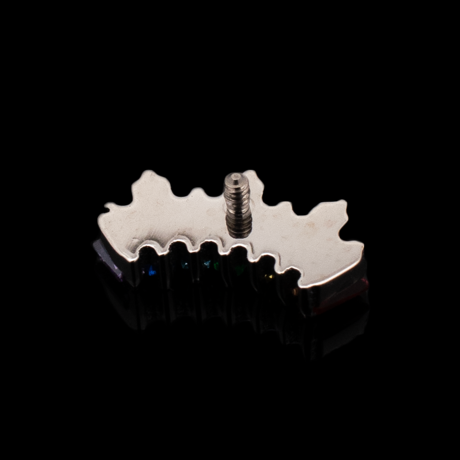 Bridger Rainbow- 16G Internally Threaded End | Body Jewelry | Wiccan Center
