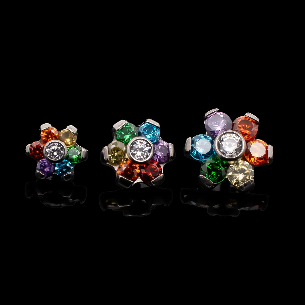 Botánica Rainbow - Threadless End | Body Jewelry | Wiccan Center