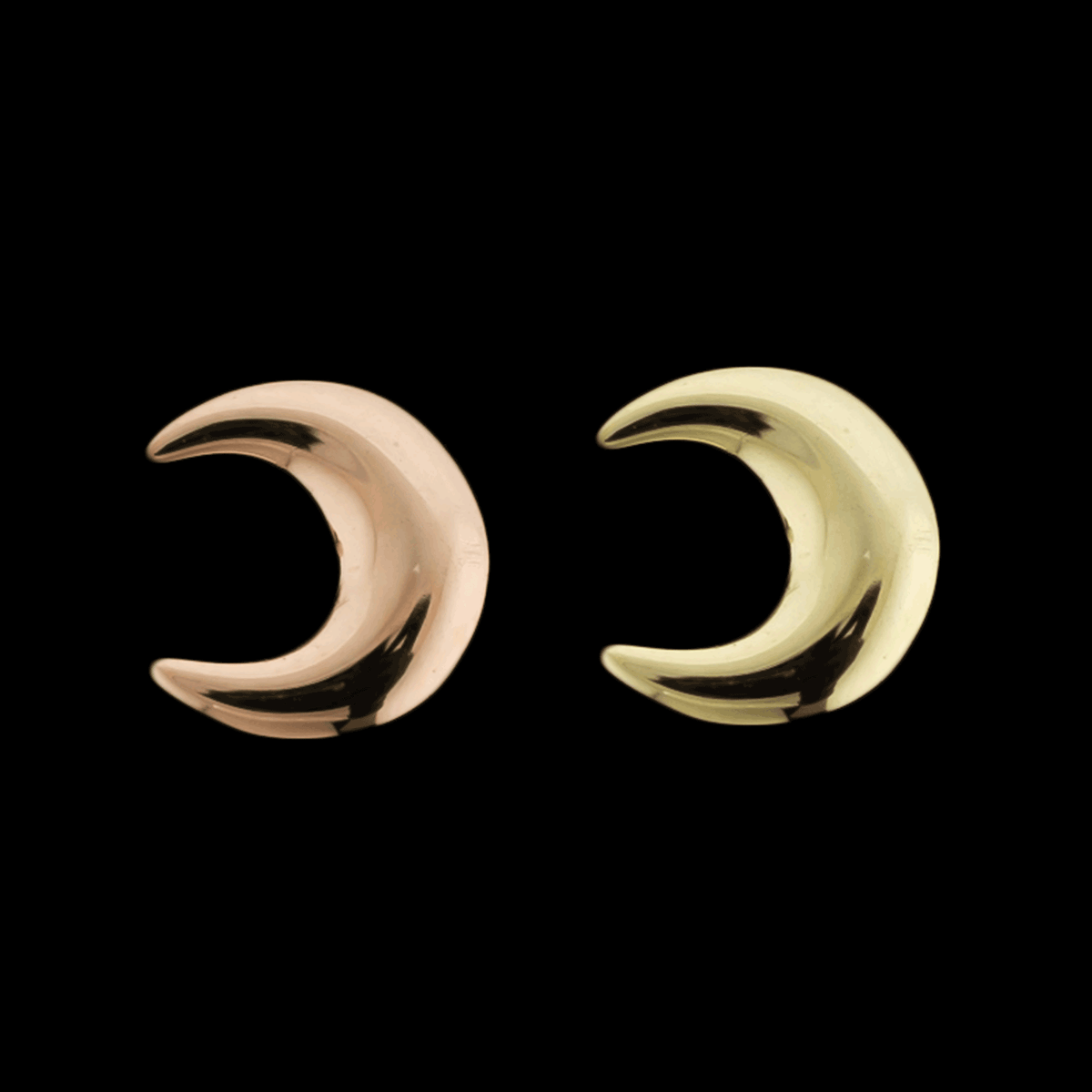 Nyx - 14KT Gold Threadless End | Threadless End | Wiccan Center