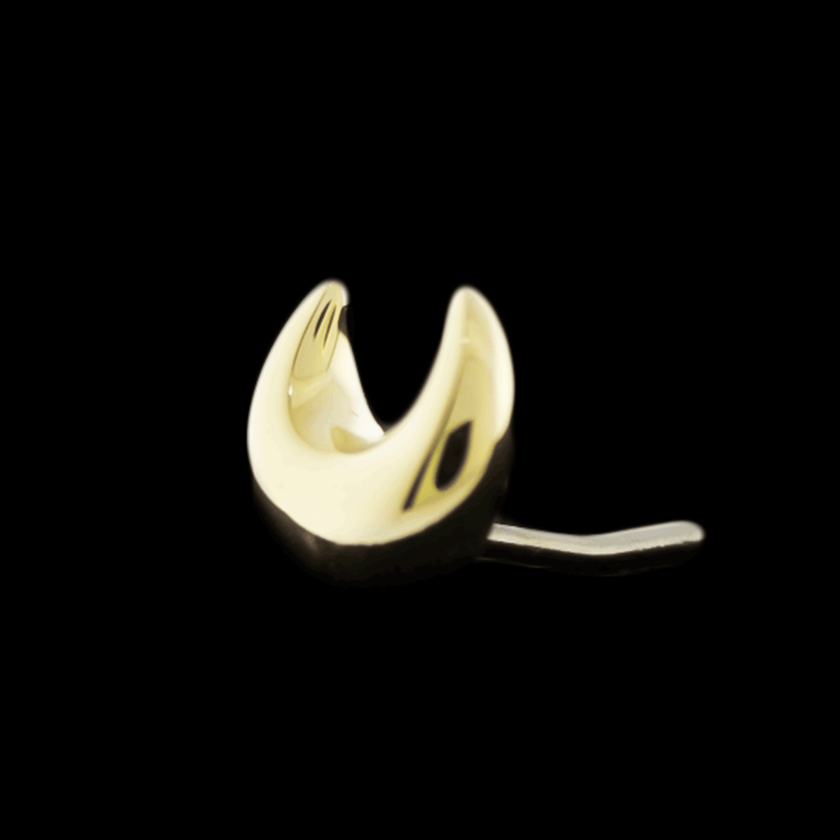 Nyx - 14KT Gold Threadless End | Threadless End | Wiccan Center