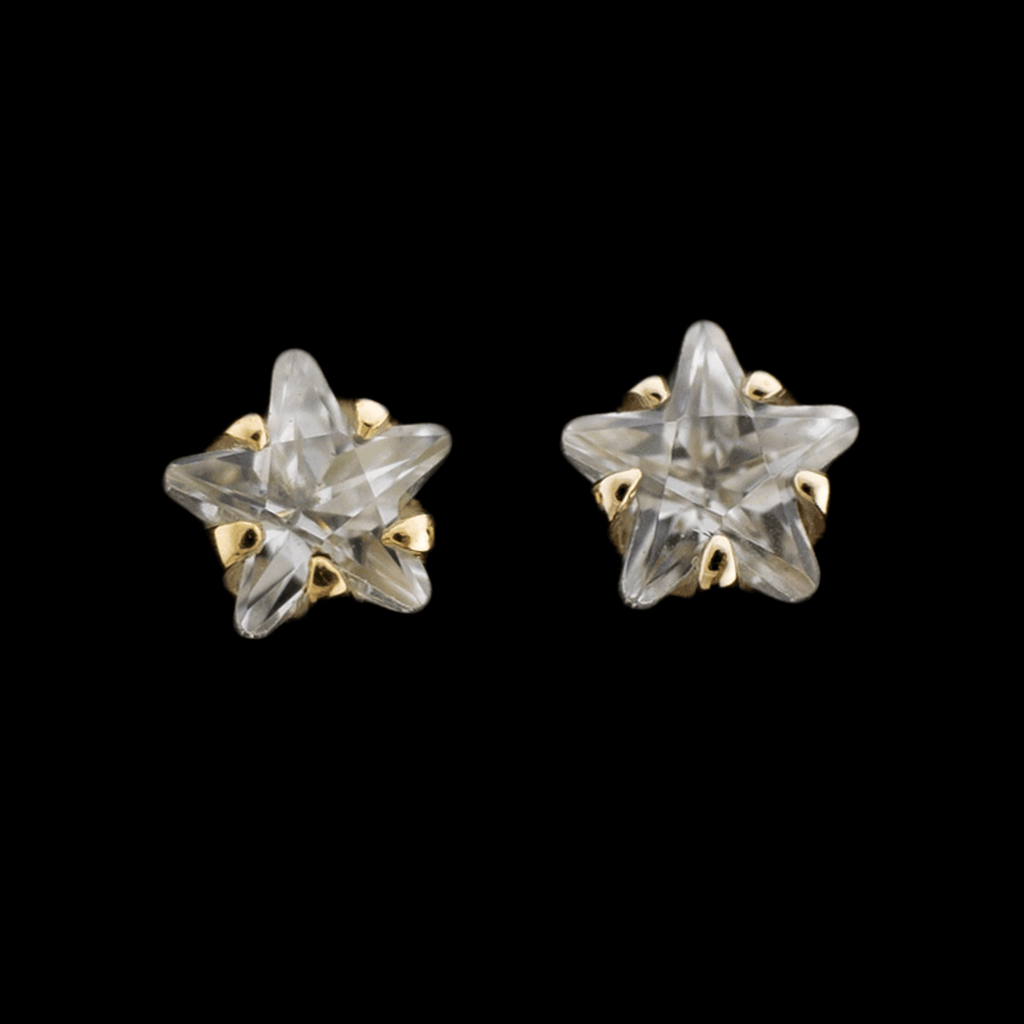 Celestia - 14KT Gold Threadless End | Threadless End | Wiccan Center