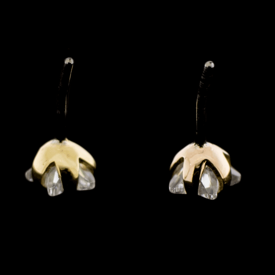 Celestia - 14KT Gold Threadless End | Threadless End | Wiccan Center