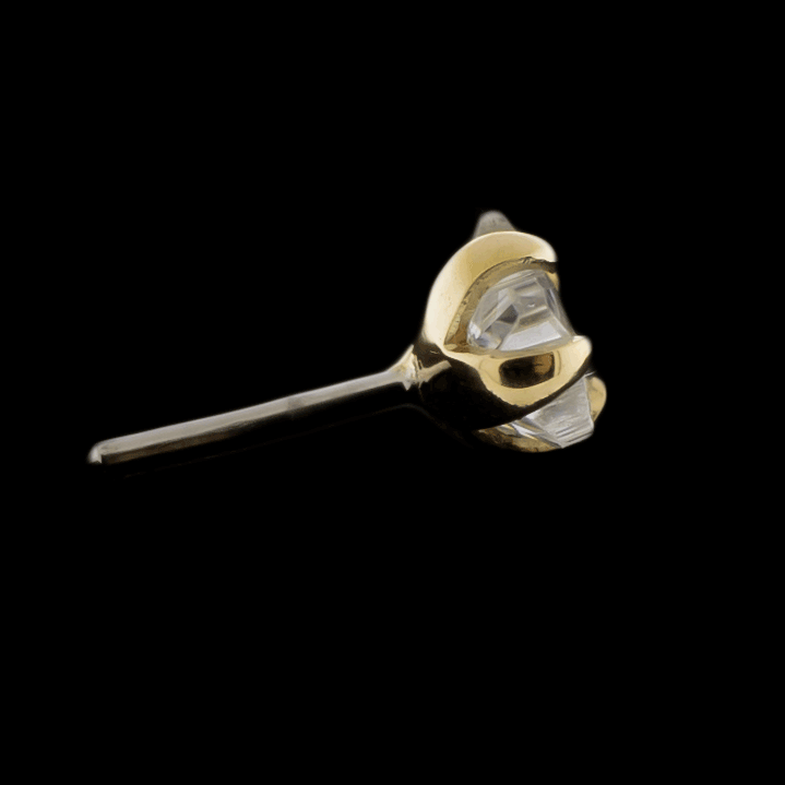 Celestia - 14KT Gold Threadless End | Threadless End | Wiccan Center