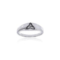 Celtic Triquetra Sterling Silver Ring TRI063