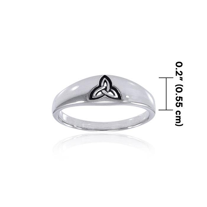 Celtic Triquetra Sterling Silver Ring TRI063