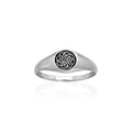 Celtic Knotwork Sterling Silver Ring TRI066