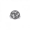 Celtic Knotwork Horse Sterling Silver Ring TRI1113