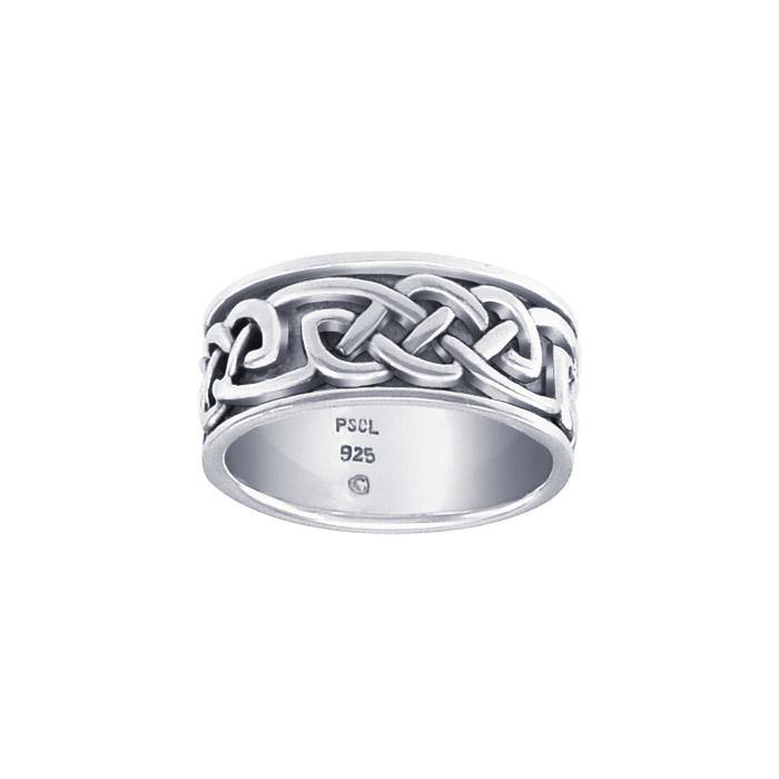 Celtic Knotwork Sterling Silver Ring TRI1205
