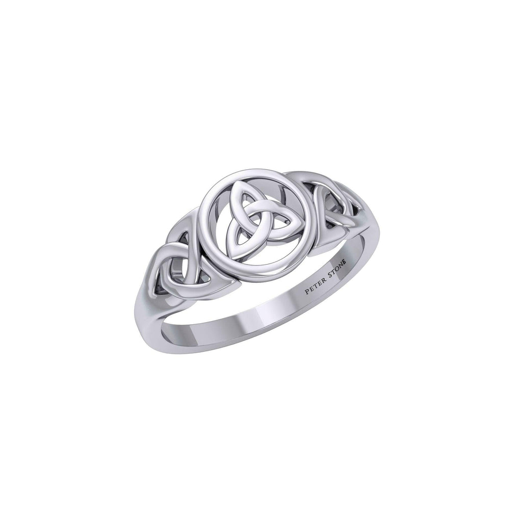 Celtic Trinity Knot Sterling Silver Ring TRI1275