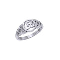 Celtic Trinity Knot Sterling Silver Ring TRI1275