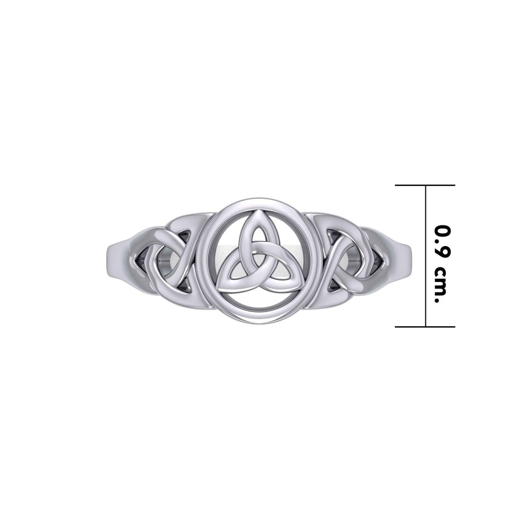 Celtic Trinity Knot Sterling Silver Ring TRI1275