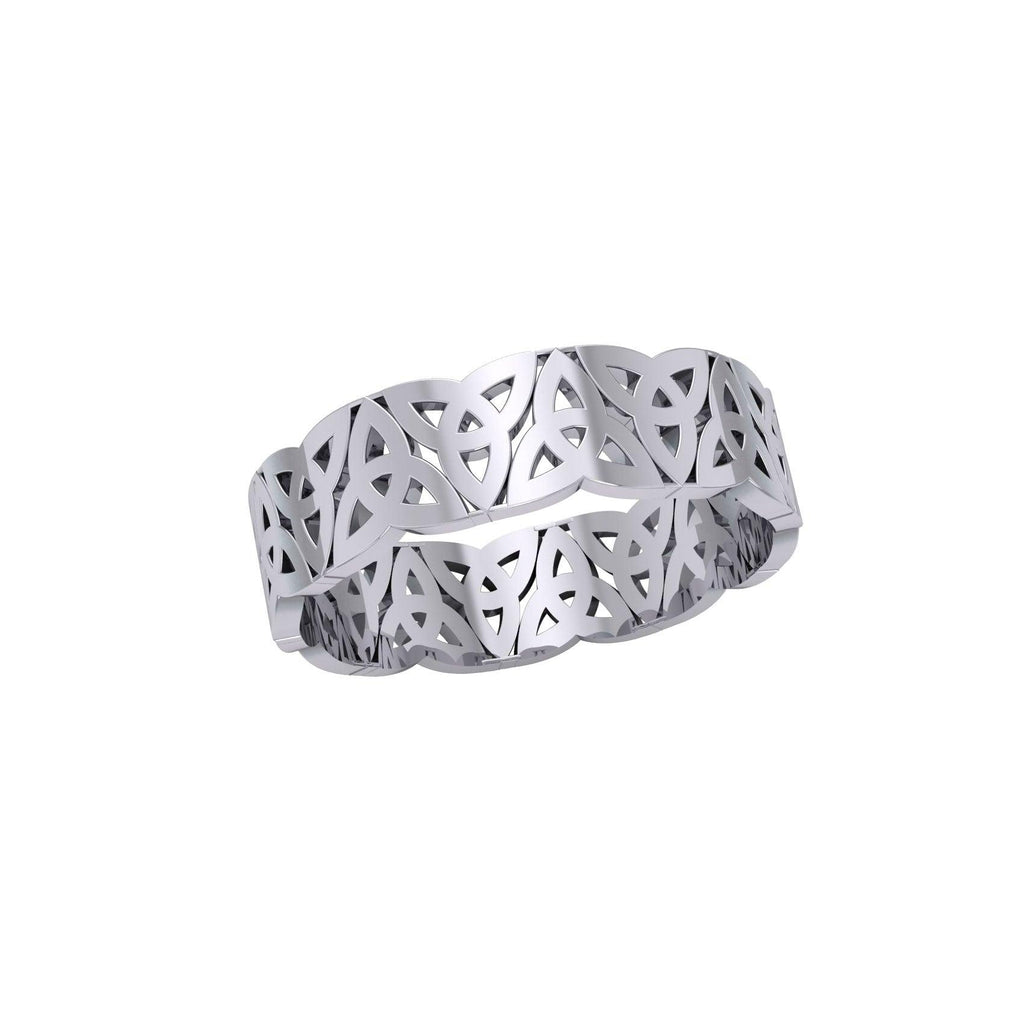 Celtic Trinity Knot Sterling Silver Ring TRI1317