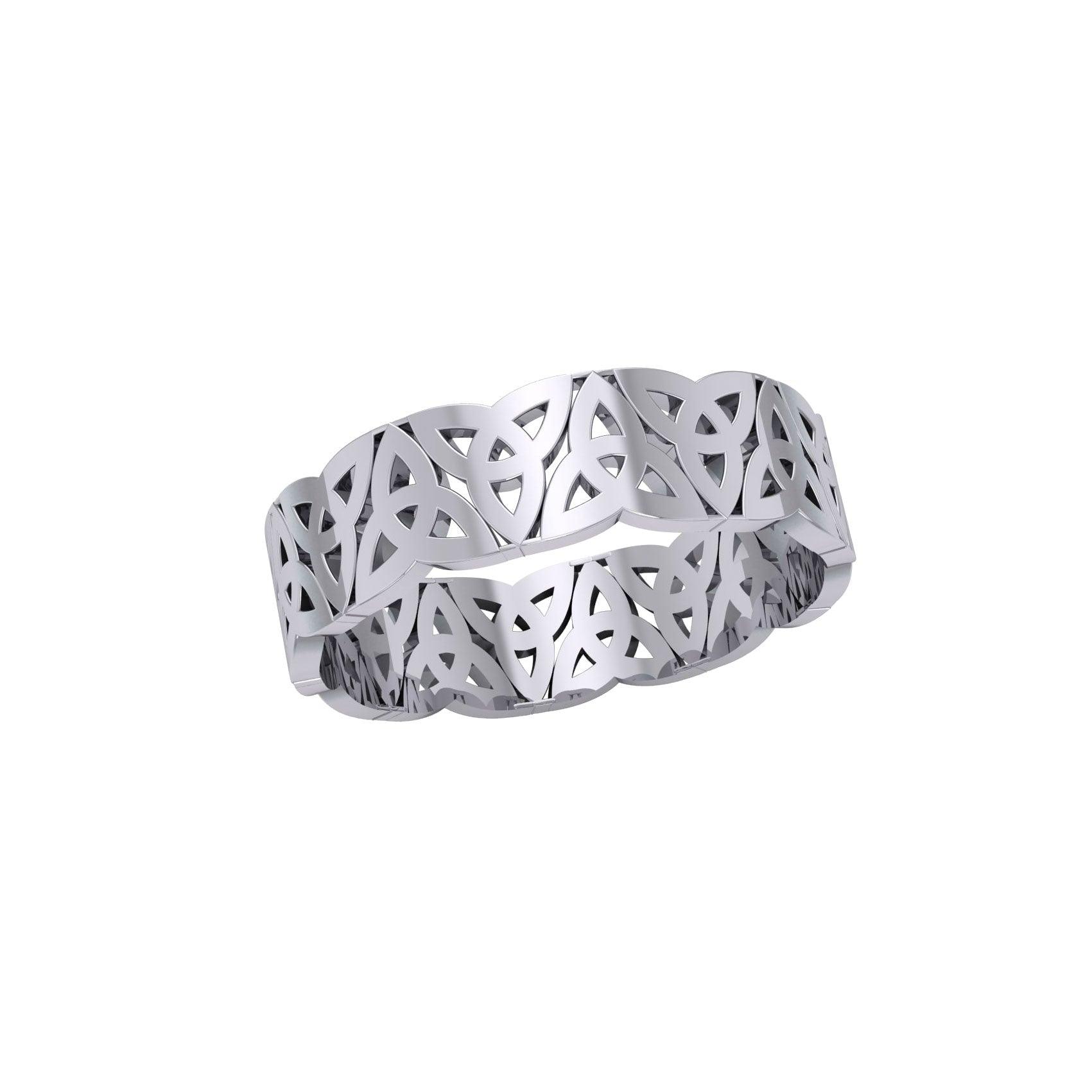 Celtic Trinity Knot Sterling Silver Ring TRI1317