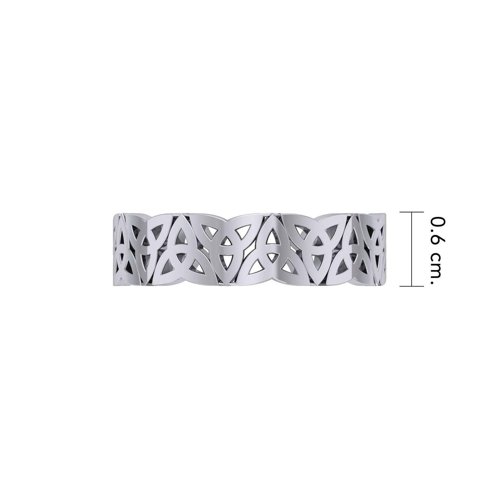 Celtic Trinity Knot Sterling Silver Ring TRI1317