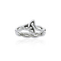 Celtic Trinity Knot Sterling Silver Ring TRI1344