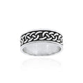 Celtic Knotwork Sterling Silver Ring TRI1359