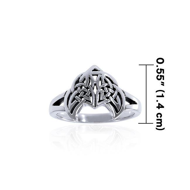 Celtic Trinity Knots Sterling Silver Ring TRI1480