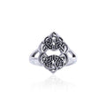 Celtic Trinity Knots Sterling Silver Ring TRI1481