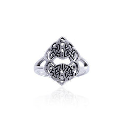 Celtic Trinity Knots Sterling Silver Ring TRI1481 | Ring | Wiccan Center
