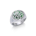 Celtic Knotwork Flip Ring TRI156