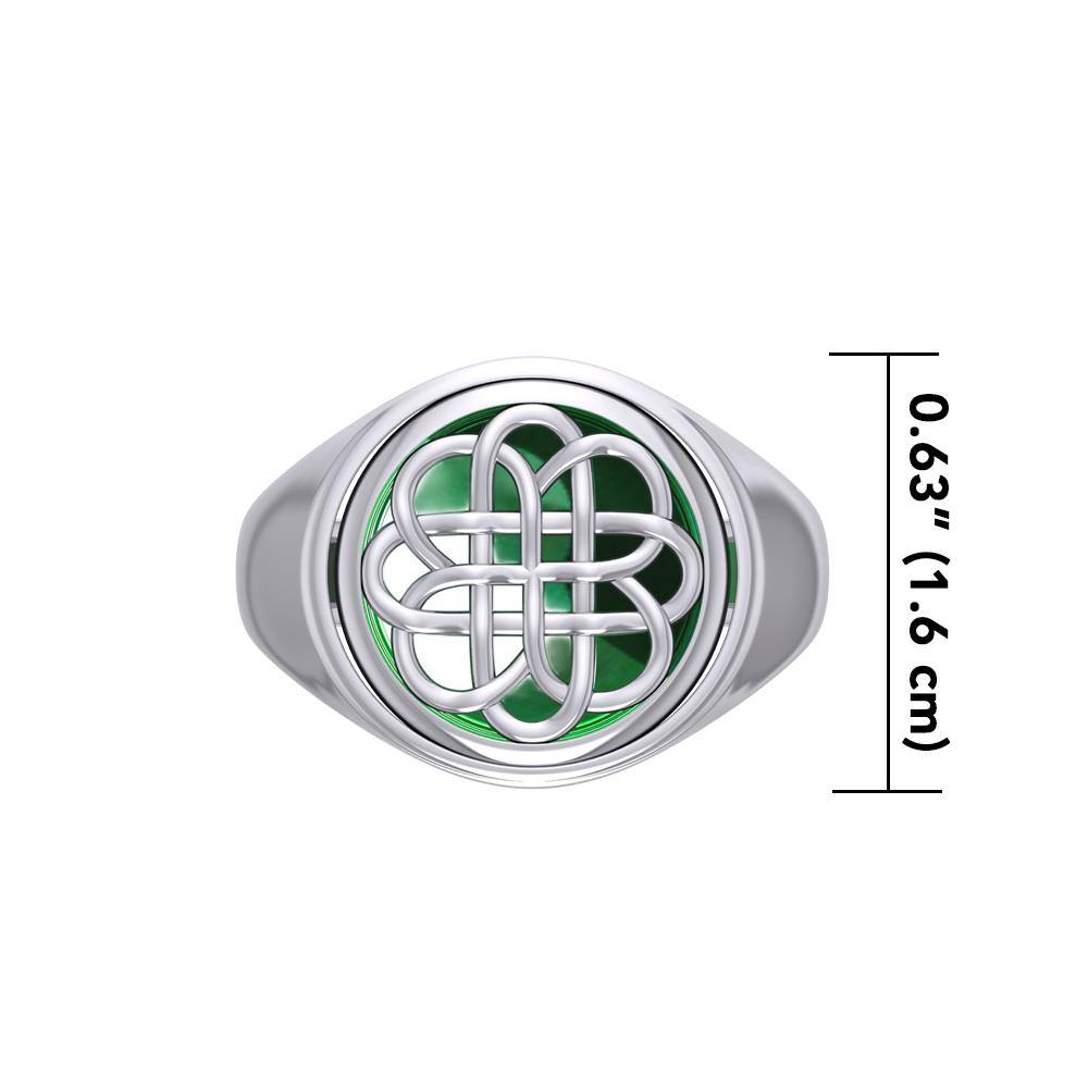 Celtic Knotwork Flip Ring TRI156