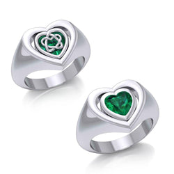 Celtic Heart Knotwork Flip Ring TRI158 | Ring | Wiccan Center