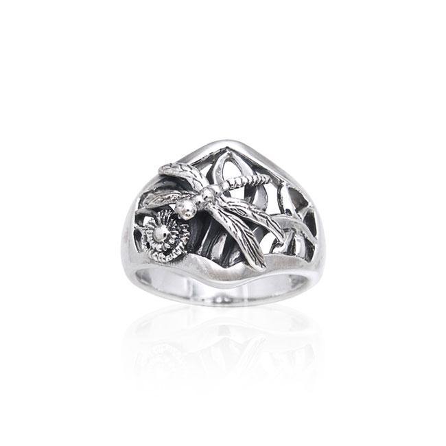 Dragonfly Silver Ring TRI165