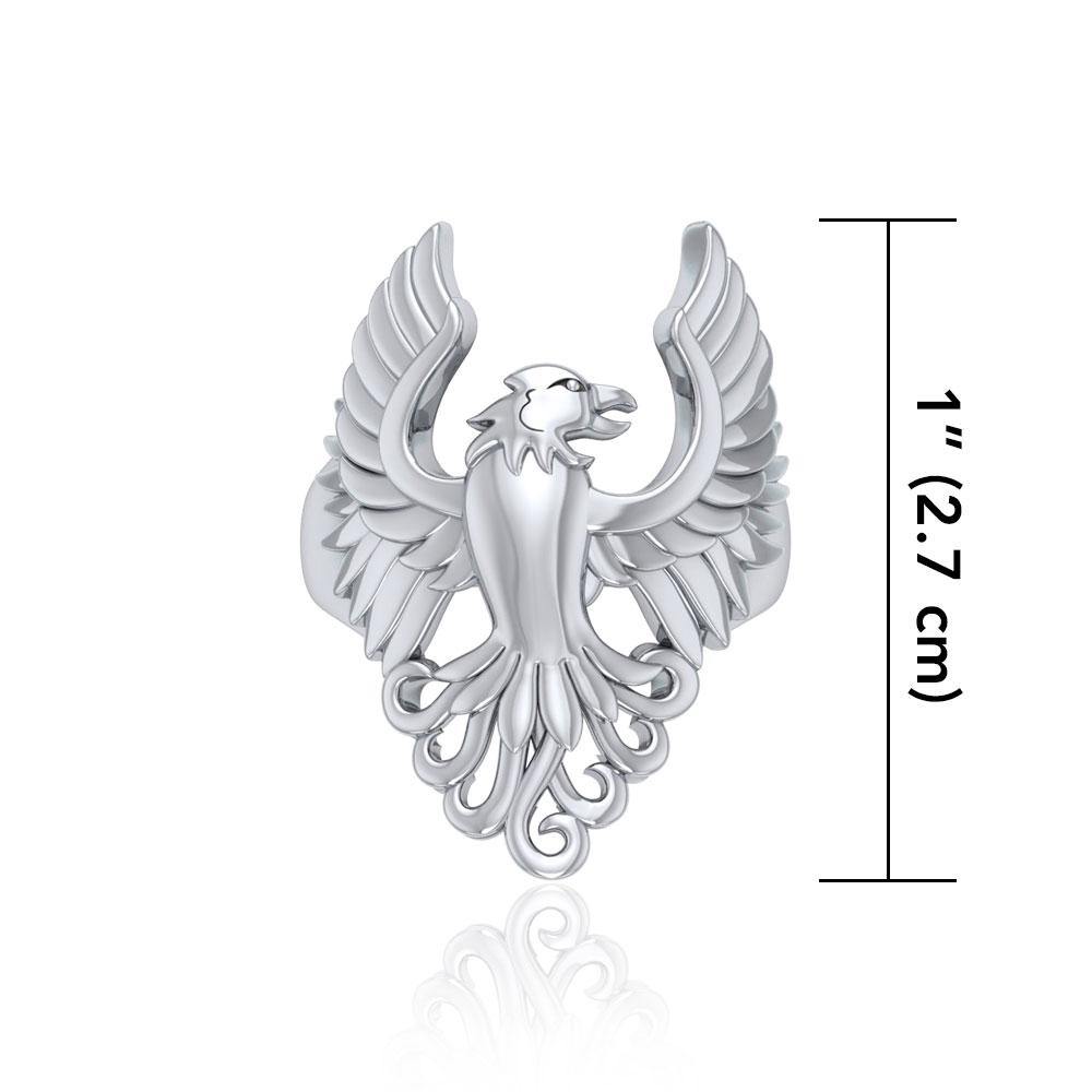 Majestic Phoenix Sterling Silver Ring TRI1743