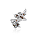 Mythical Phoenix Sterling Silver Ring With Gems TRI1835 Elegant Jewelry For Collectors And Fans