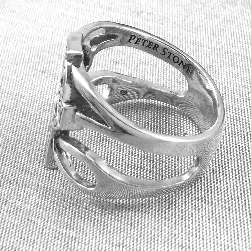 Handcrafted Celtic Cross With Infinity Silver Ring TRI1952 Unisex Religious Jewelry Gift