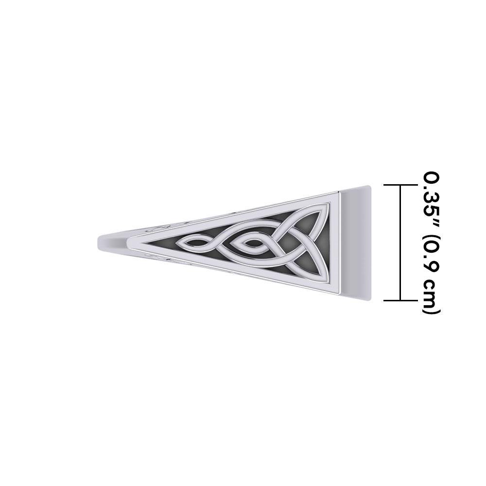 Triangle Celtic Knotwork Sterling Silver Ring TRI1961