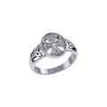 Celtic Cross Sterling Silver Ring TRI2292