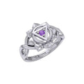 Manipura Solar Plexus Chakra with Celtic Designs Sterling Silver Ring TRI2338