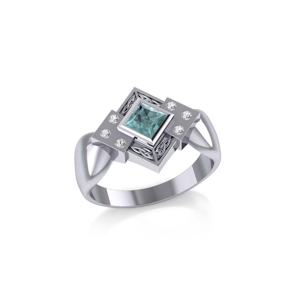 Celtic Trinity Knot Sterling Silver Ring TRI353