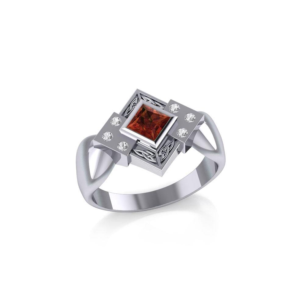 Celtic Trinity Knot Sterling Silver Ring TRI353